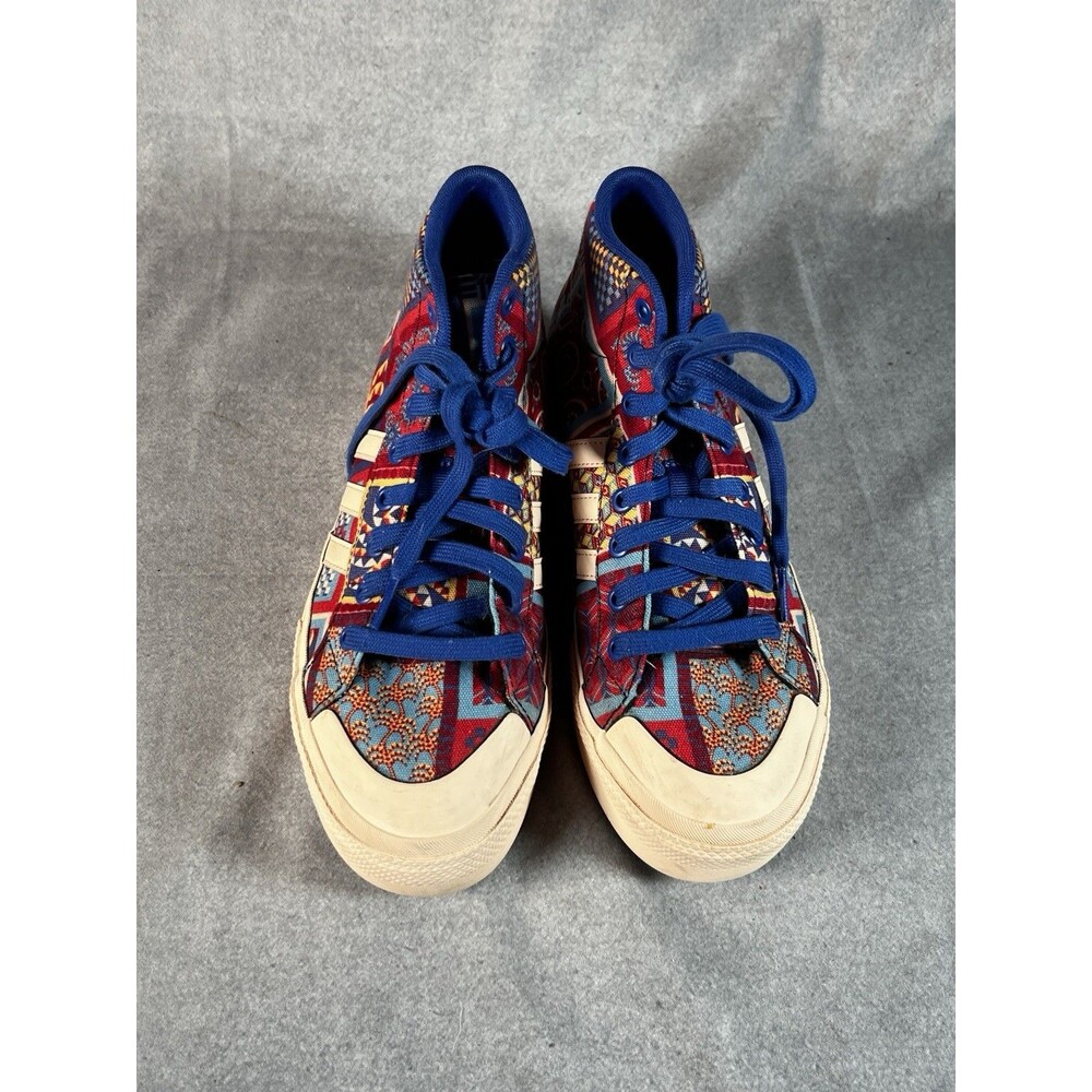 Adidas FARM Rio X Bravada 2.0 Platform Mid Patchwork Quilt Preowned GUC Size 7.5 - Picture 3 of 5